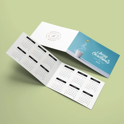 Folded Pocket Calendar