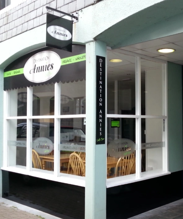 Shop Signage in use