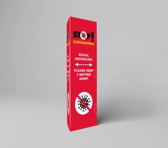 2 Metre Apart Bollard Cover